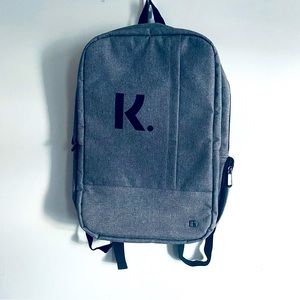 Klarna Kapston Unisex Heather Gray Laptop Bookbag Backpack